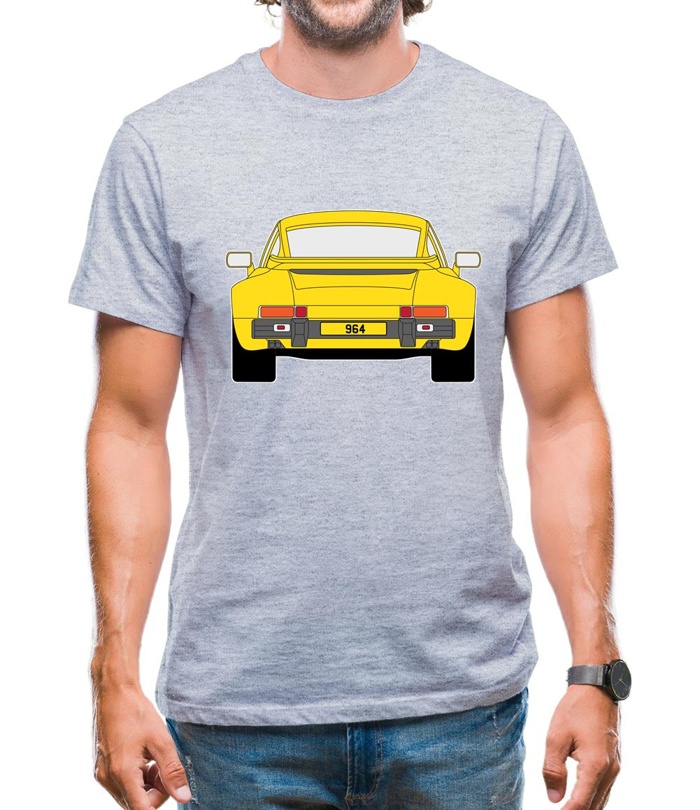 911 964 Rear Summer Yellow Mens T-Shirt 911 964 Rear Summer Yellow Mens T-Shirt