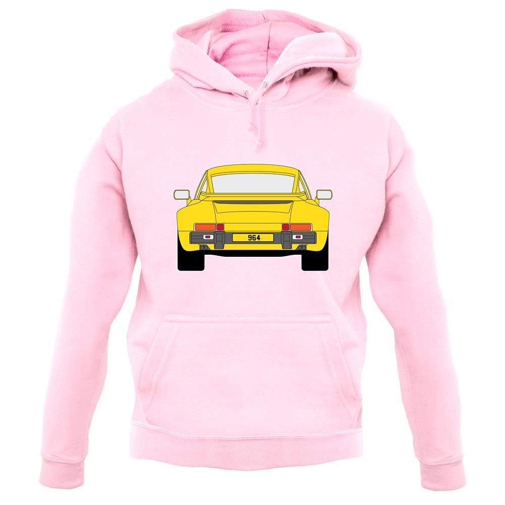 Porsche 911 964 Rear Summer Yellow unisex hoodie Porsche 911 964 Rear Summer Yellow unisex hoodie