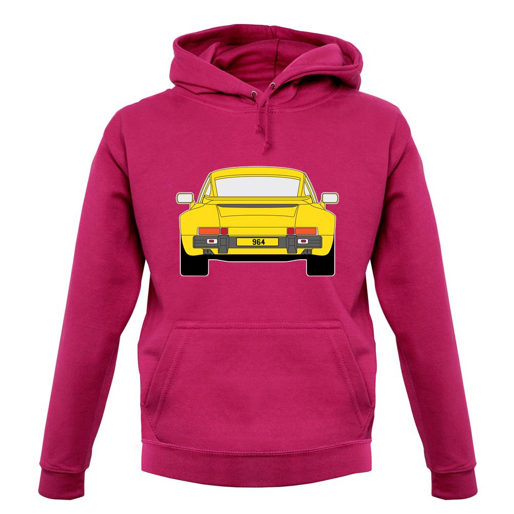 Porsche 911 964 Rear Summer Yellow unisex hoodie Porsche 911 964 Rear Summer Yellow unisex hoodie