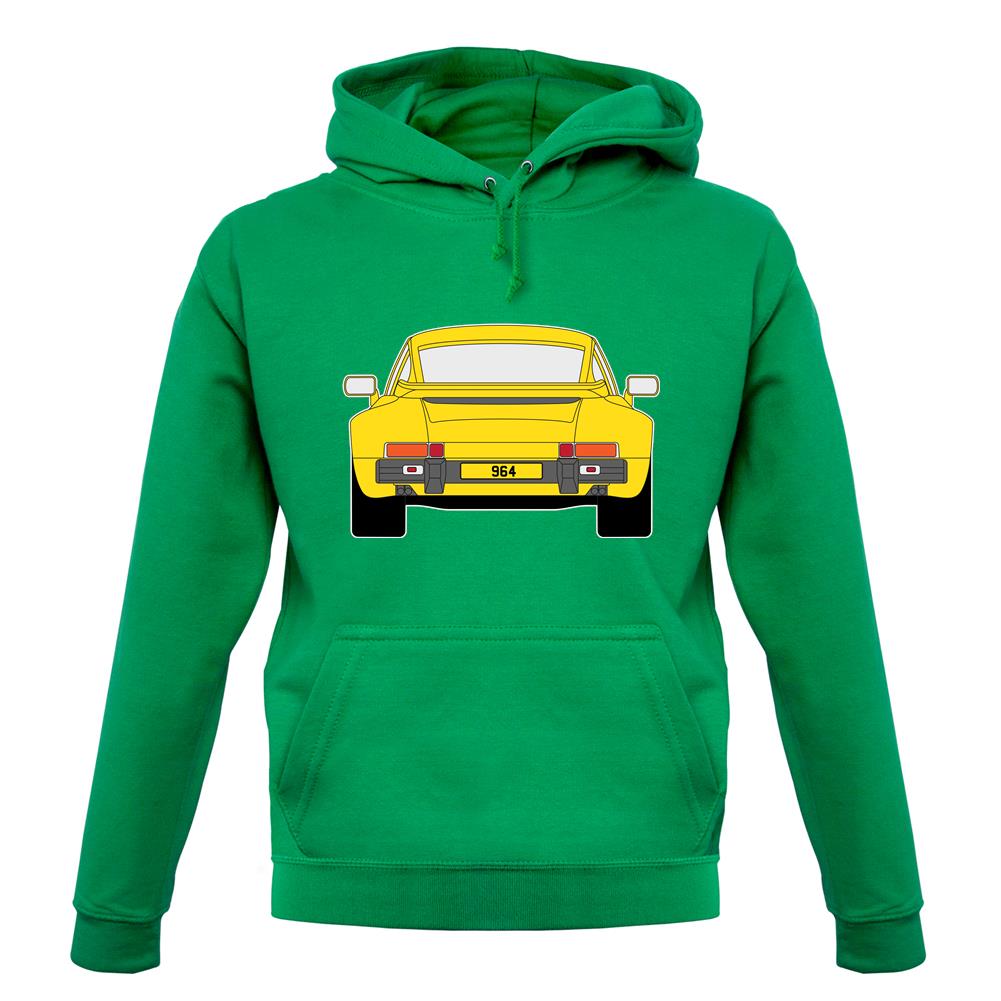 Porsche 911 964 Rear Summer Yellow unisex hoodie Porsche 911 964 Rear Summer Yellow unisex hoodie