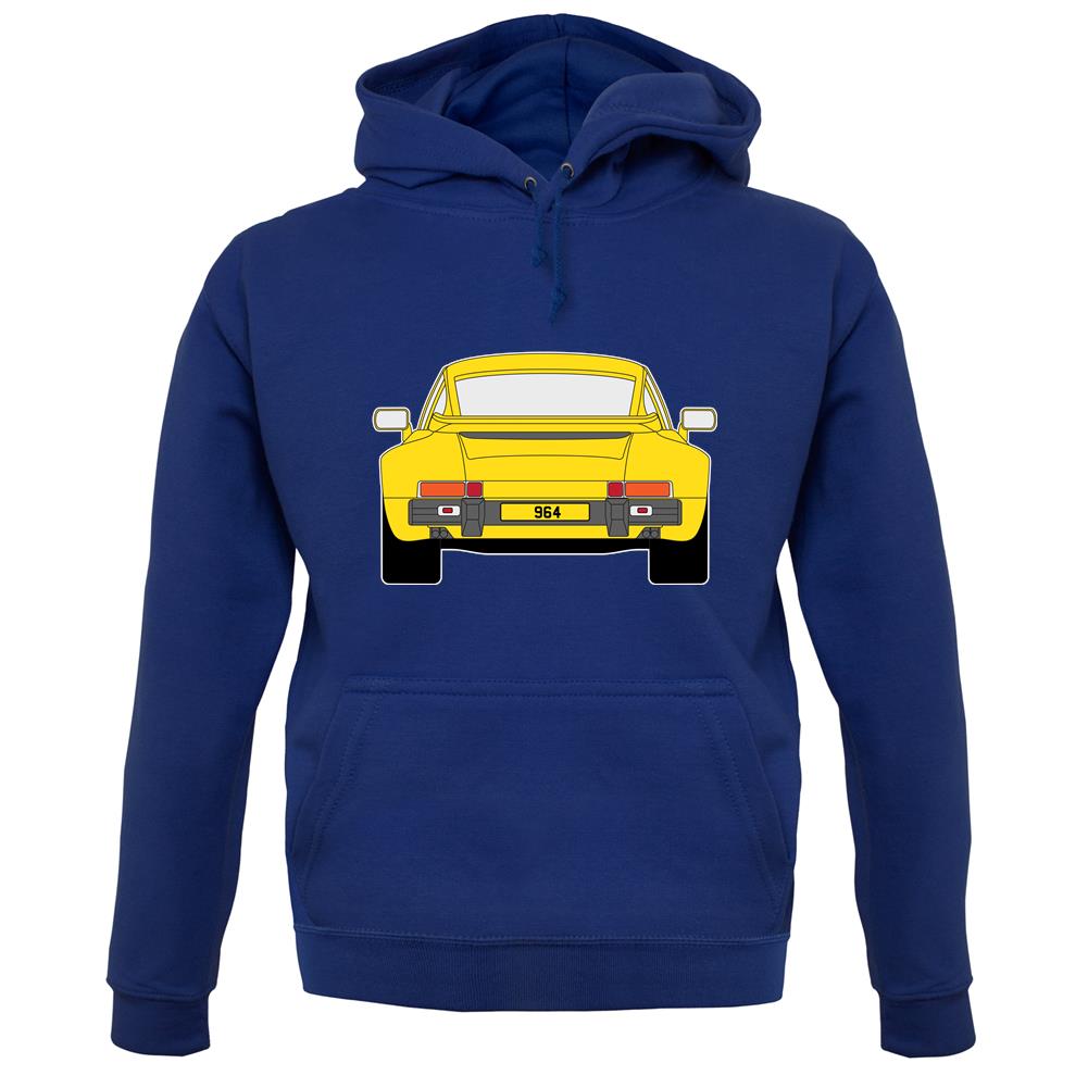 Porsche 911 964 Rear Summer Yellow unisex hoodie Porsche 911 964 Rear Summer Yellow unisex hoodie