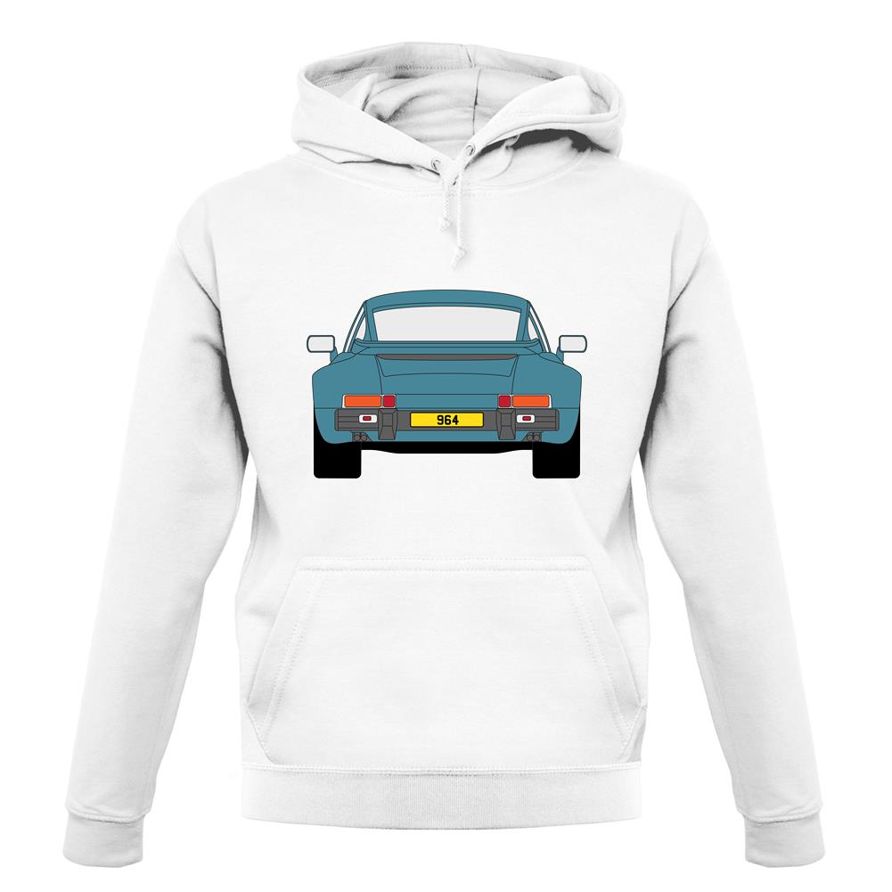 Porsche 911 964 Rear Turquoise unisex hoodie Porsche 911 964 Rear Turquoise unisex hoodie