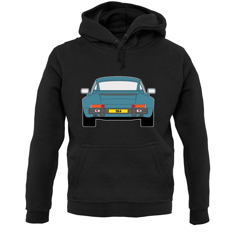 911 964 Rear Turquoise Unisex Hoodie