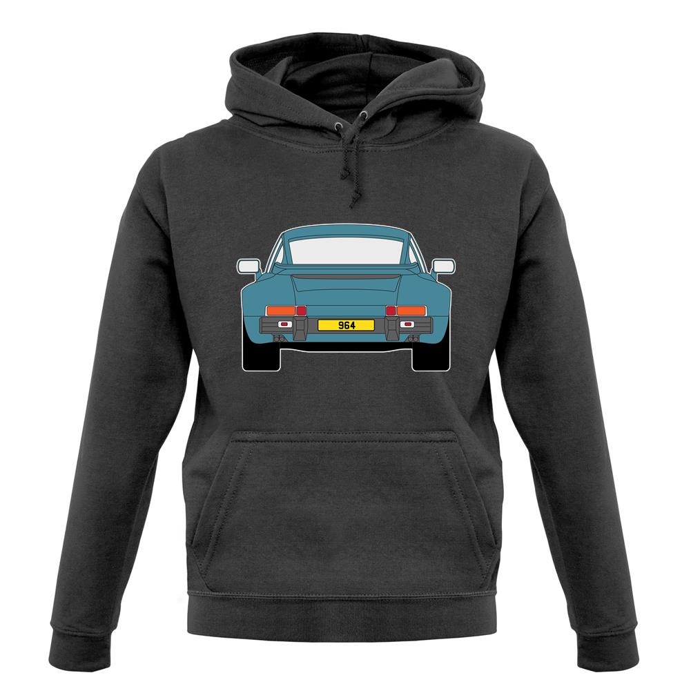 Porsche 911 964 Rear Turquoise unisex hoodie Porsche 911 964 Rear Turquoise unisex hoodie