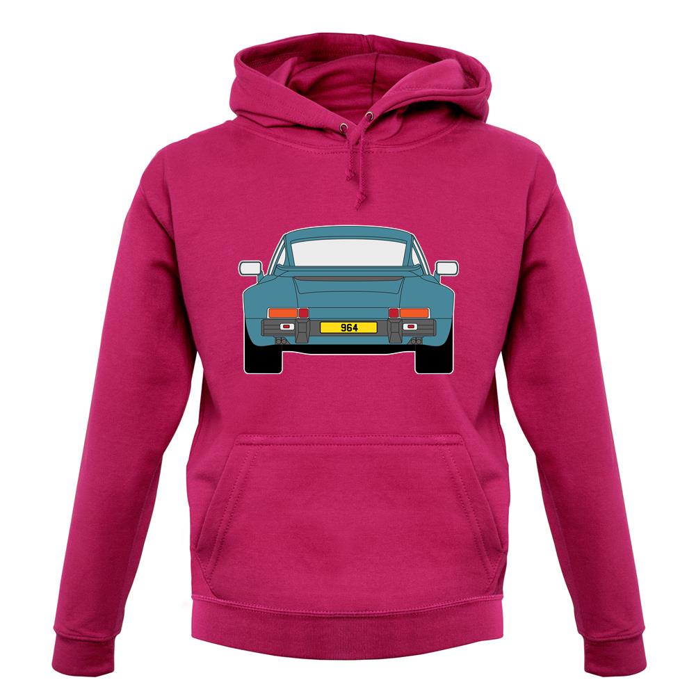 Porsche 911 964 Rear Turquoise unisex hoodie Porsche 911 964 Rear Turquoise unisex hoodie