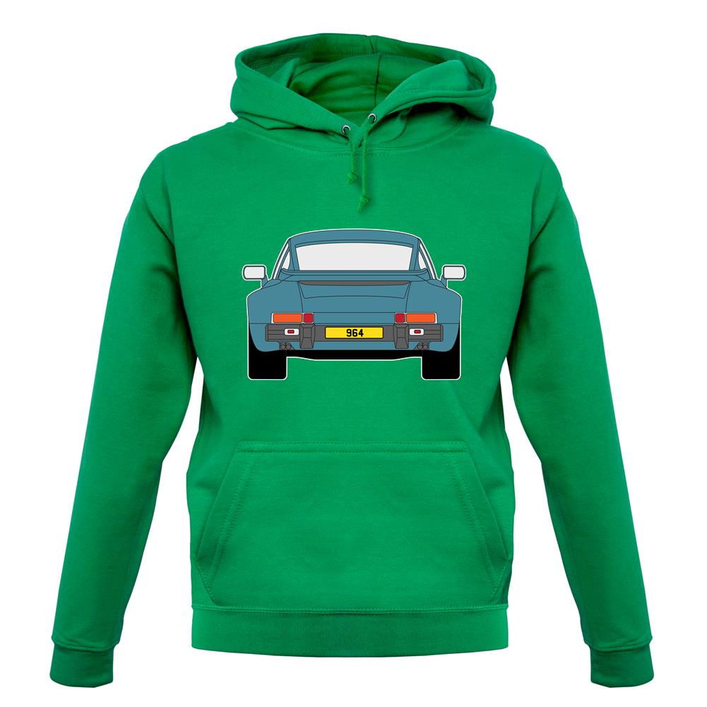 Porsche 911 964 Rear Turquoise unisex hoodie Porsche 911 964 Rear Turquoise unisex hoodie