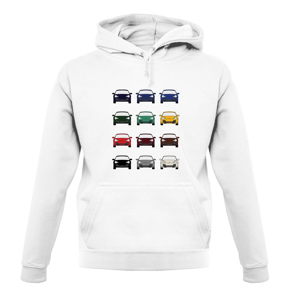 Porsche Box 996 T 12 Colour Grid unisex hoodie Porsche Box 996 T 12 Colour Grid unisex hoodie