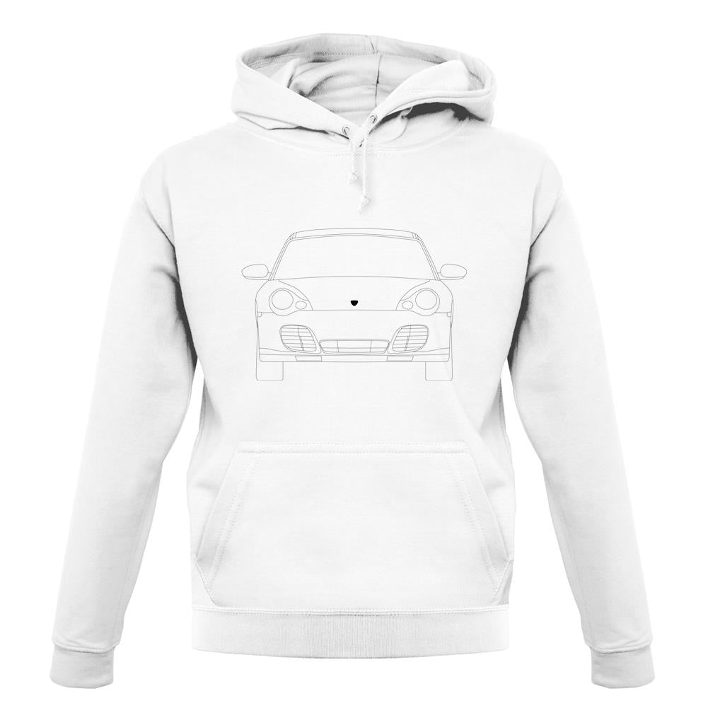 Porsche 996 Front Outline unisex hoodie Porsche 996 Front Outline unisex hoodie