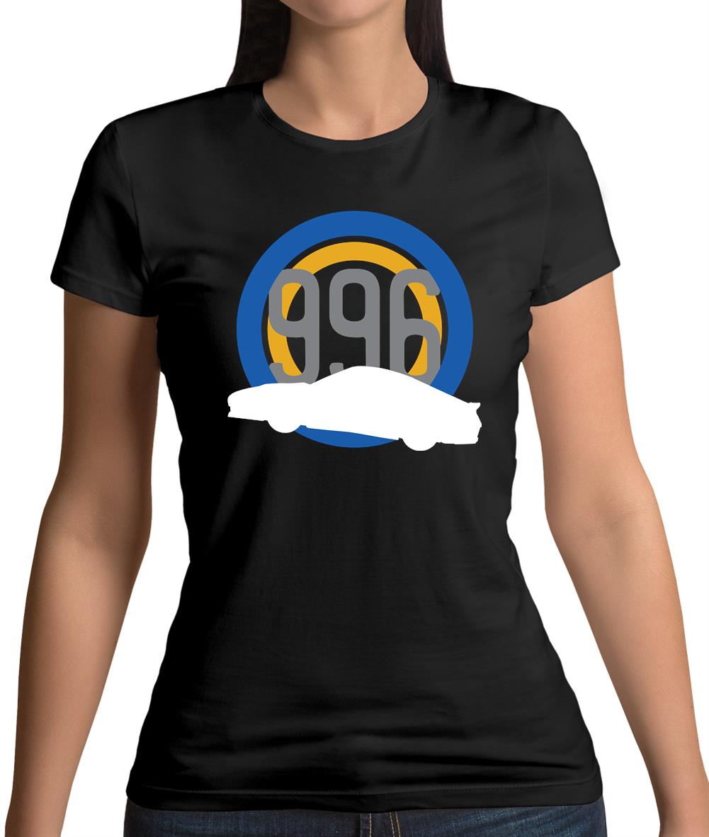 Porsche 996 Silhouette Womens T-Shirt Porsche 996 Silhouette Womens T-Shirt