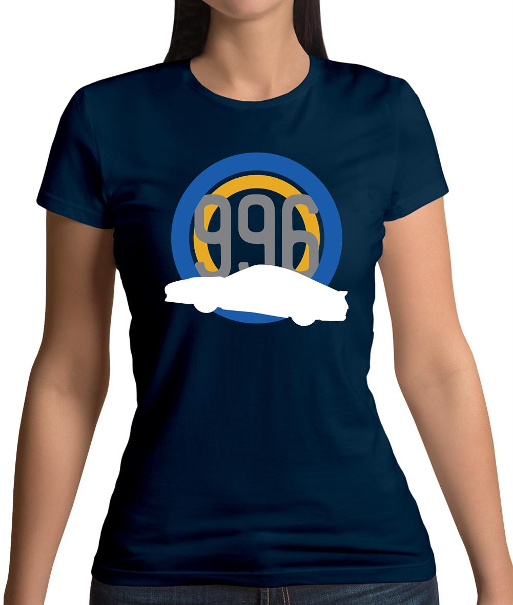 Porsche 996 Silhouette Womens T-Shirt Porsche 996 Silhouette Womens T-Shirt