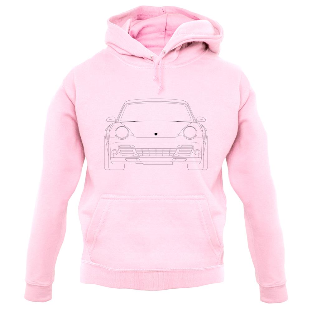 Porsche 997 Front Outline unisex hoodie Porsche 997 Front Outline unisex hoodie