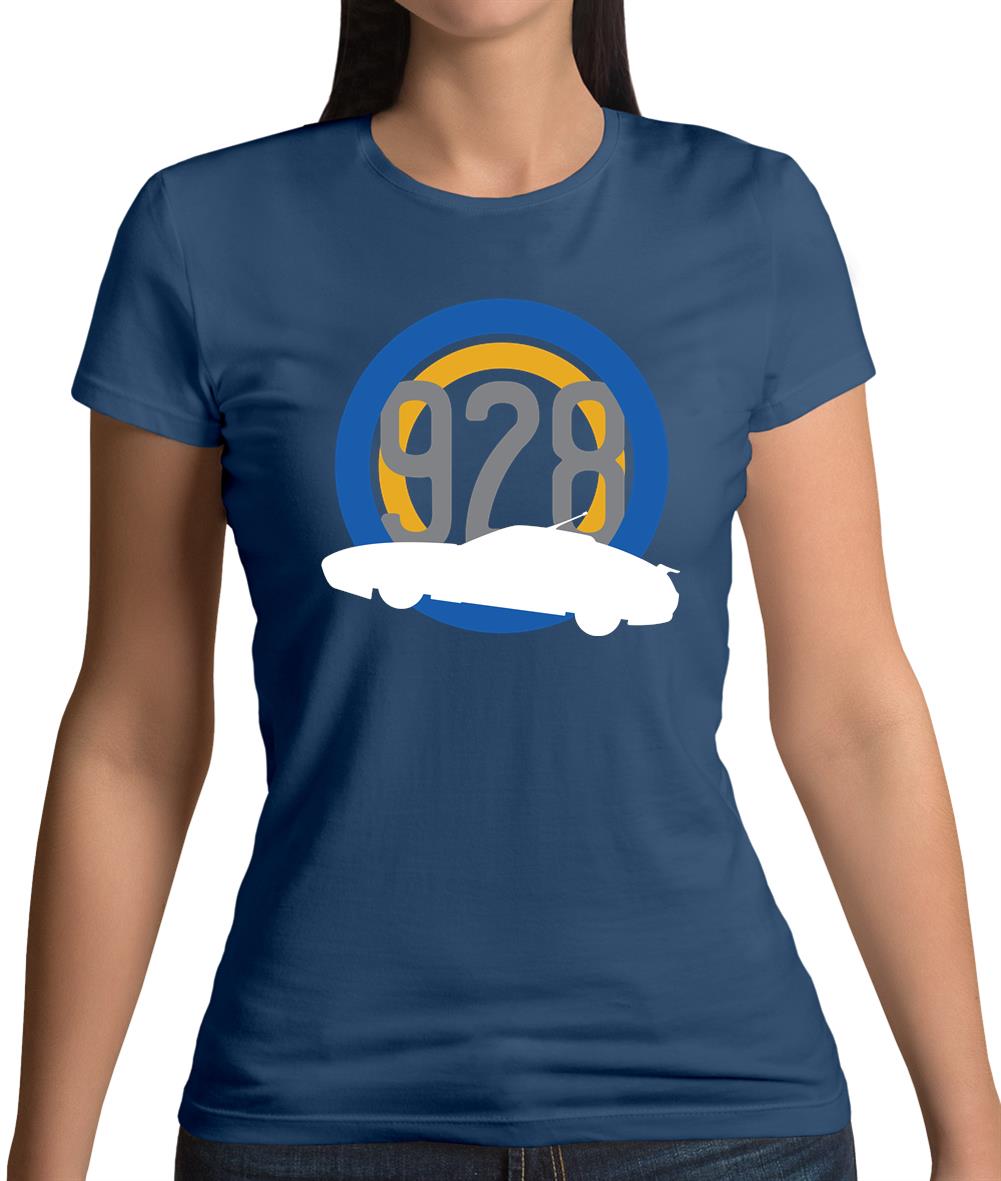 Porsche 928 Silhouette Womens T-Shirt Porsche 928 Silhouette Womens T-Shirt