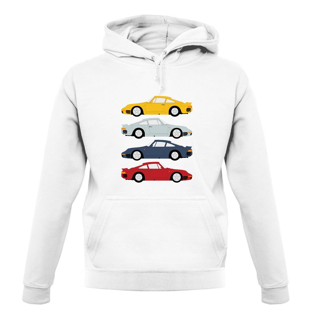 Porsche 959 Colour Grid unisex hoodie Porsche 959 Colour Grid unisex hoodie