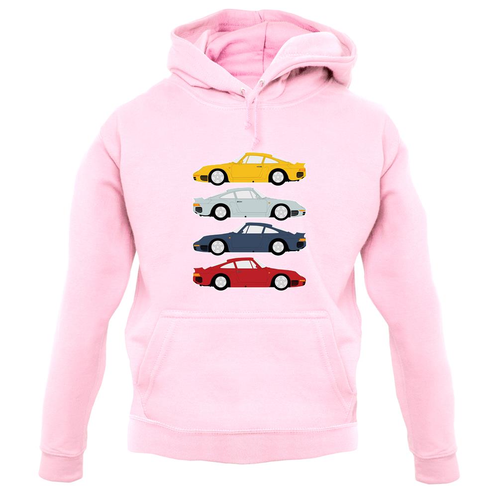 Porsche 959 Colour Grid unisex hoodie Porsche 959 Colour Grid unisex hoodie