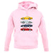 Porsche 959 Colour Grid unisex hoodie Porsche 959 Colour Grid unisex hoodie
