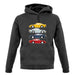 Porsche 959 Colour Grid unisex hoodie Porsche 959 Colour Grid unisex hoodie