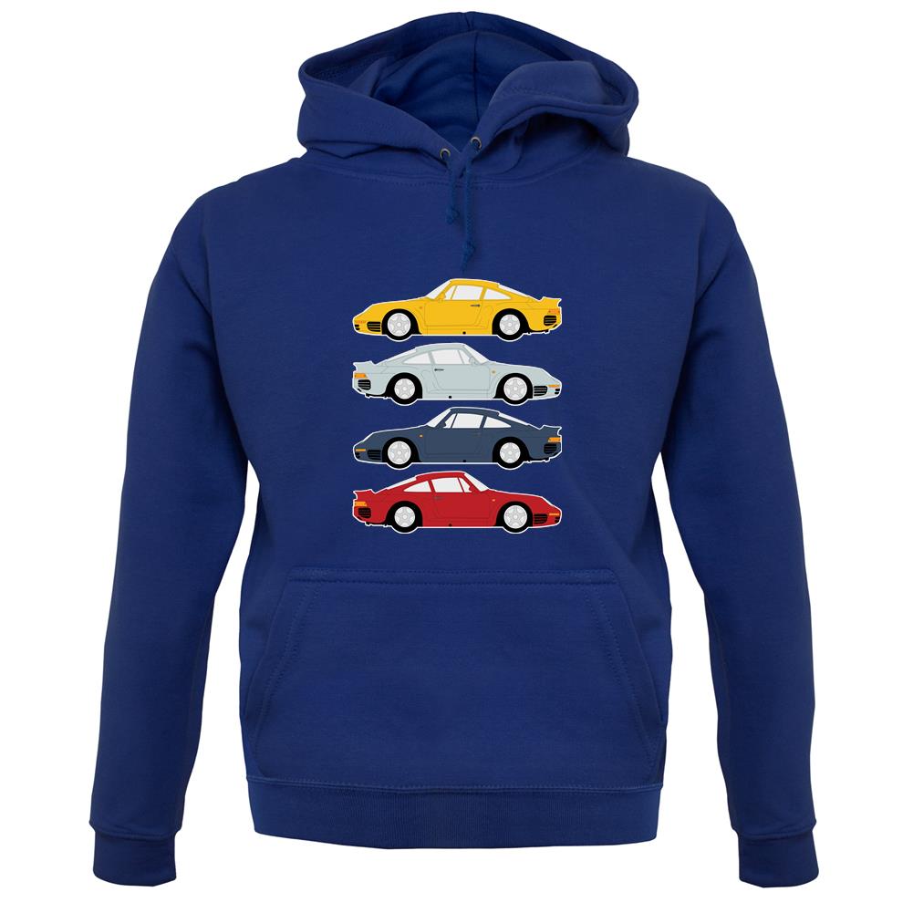 Porsche 959 Colour Grid unisex hoodie Porsche 959 Colour Grid unisex hoodie