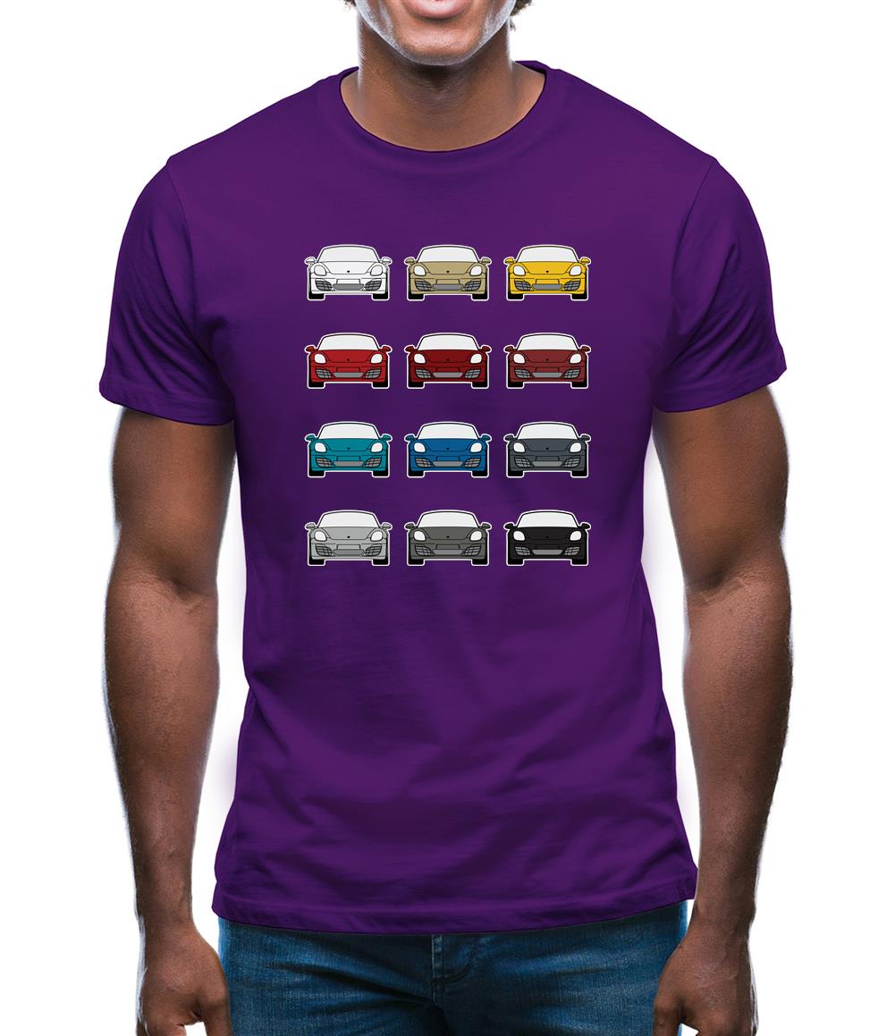 Box 981 T 12 Colour Grid Mens T-Shirt Box 981 T 12 Colour Grid Mens T-Shirt