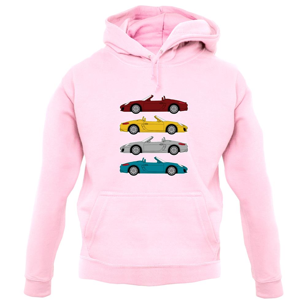 Boxster 981 4 Colour Unisex Hoodie Boxster 981 4 Colour Unisex Hoodie