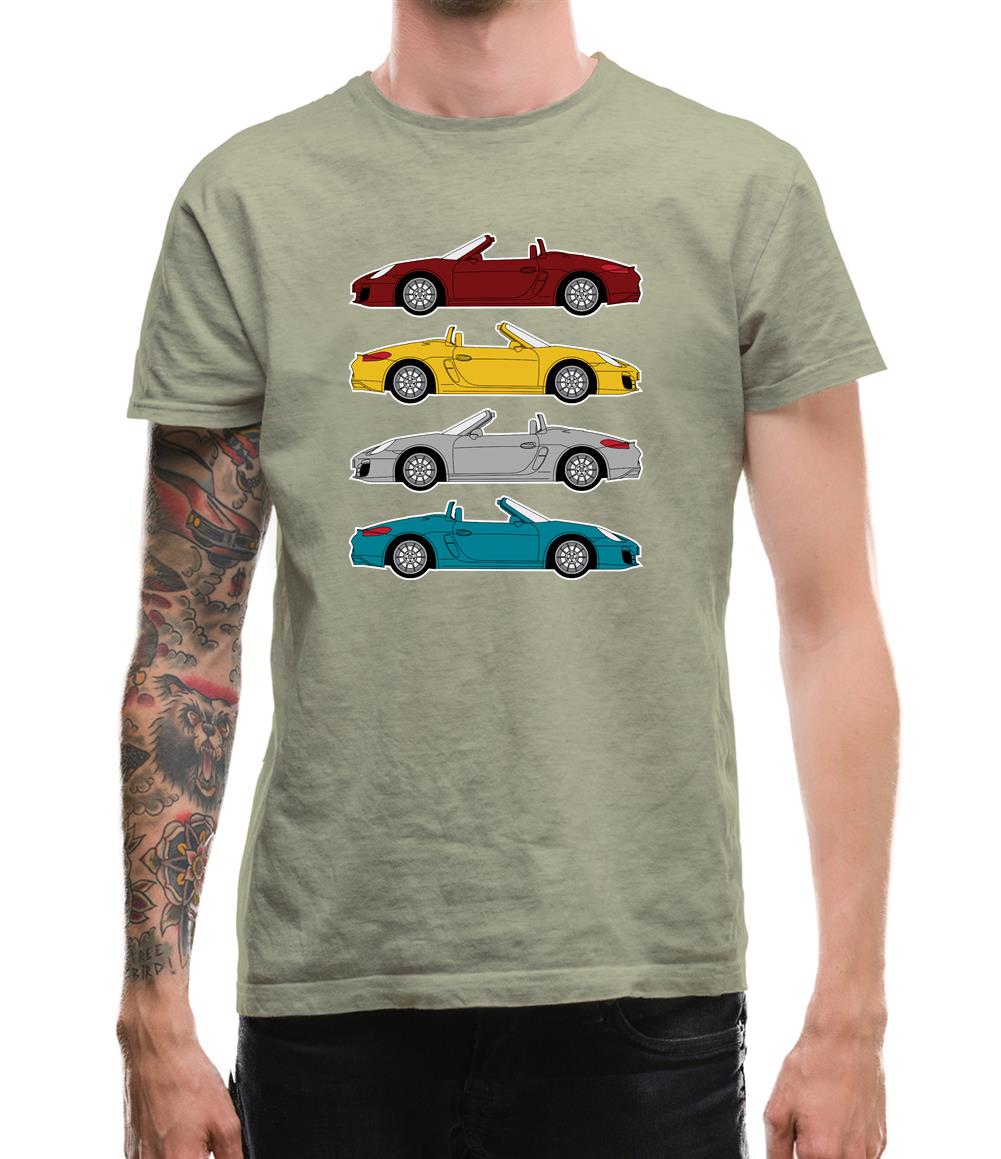 Boxster 981 4 Colour Mens T-Shirt Boxster 981 4 Colour Mens T-Shirt