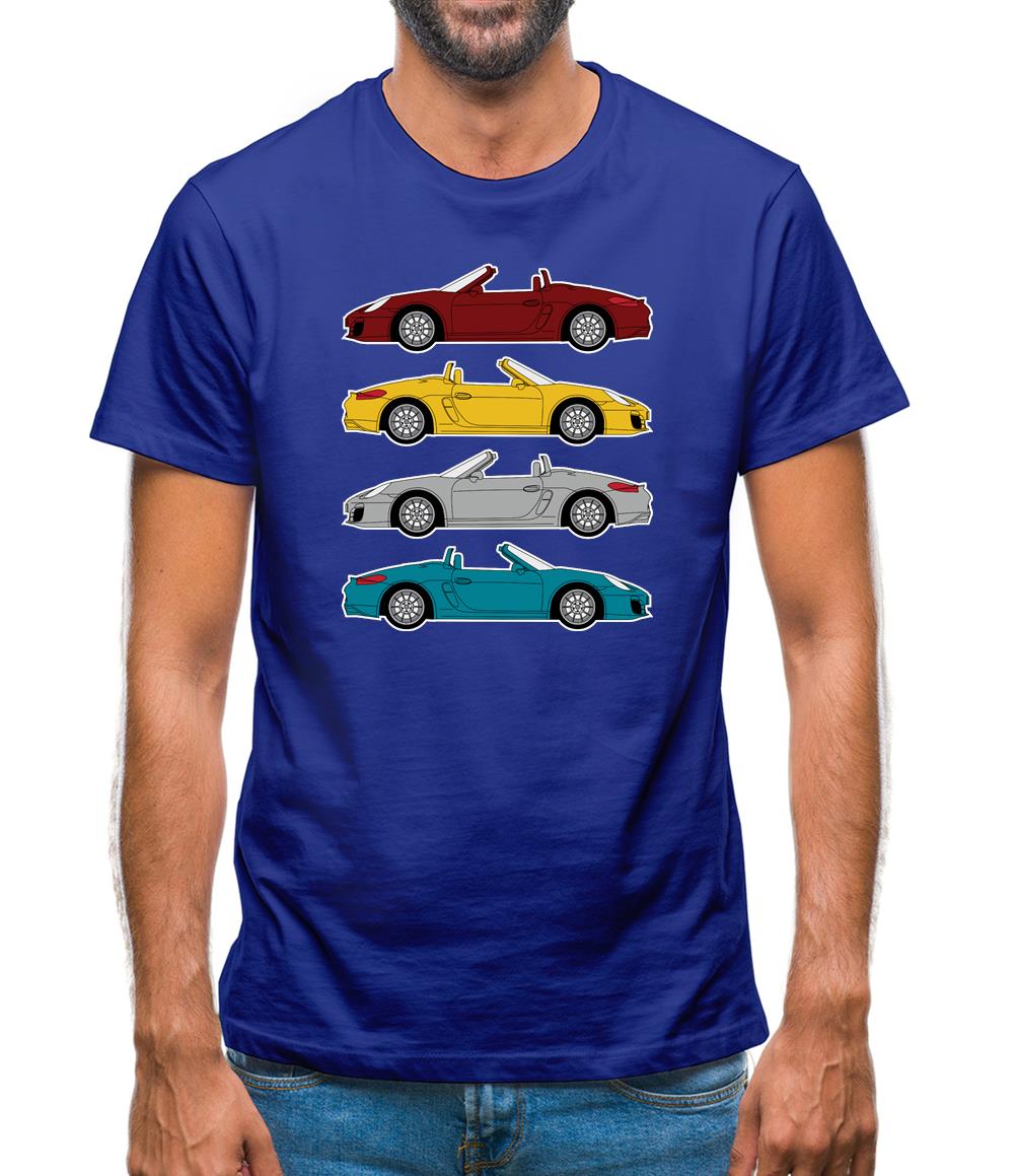 Boxster 981 4 Colour Mens T-Shirt Boxster 981 4 Colour Mens T-Shirt