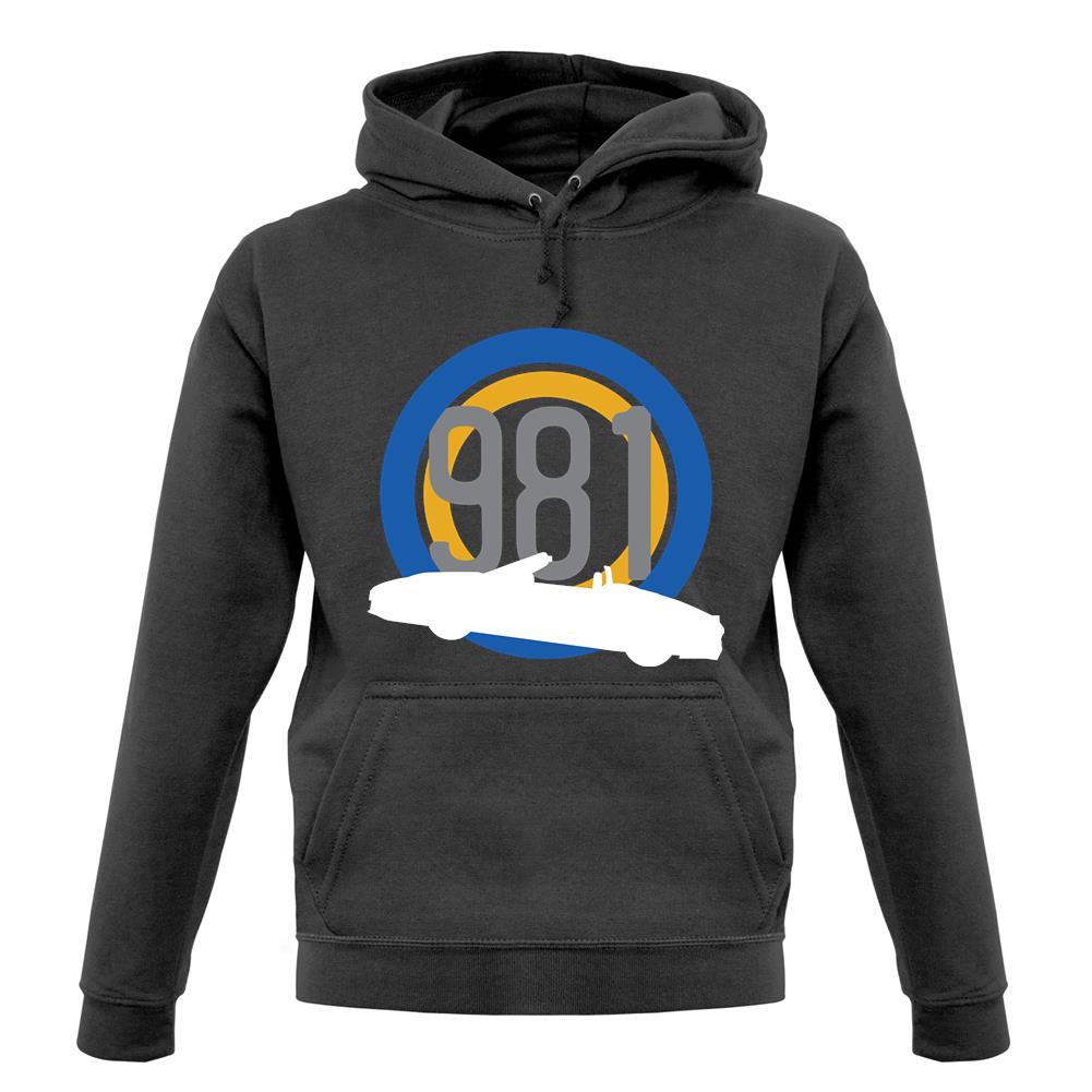 Porsche 981 Silhouette unisex hoodie Porsche 981 Silhouette unisex hoodie