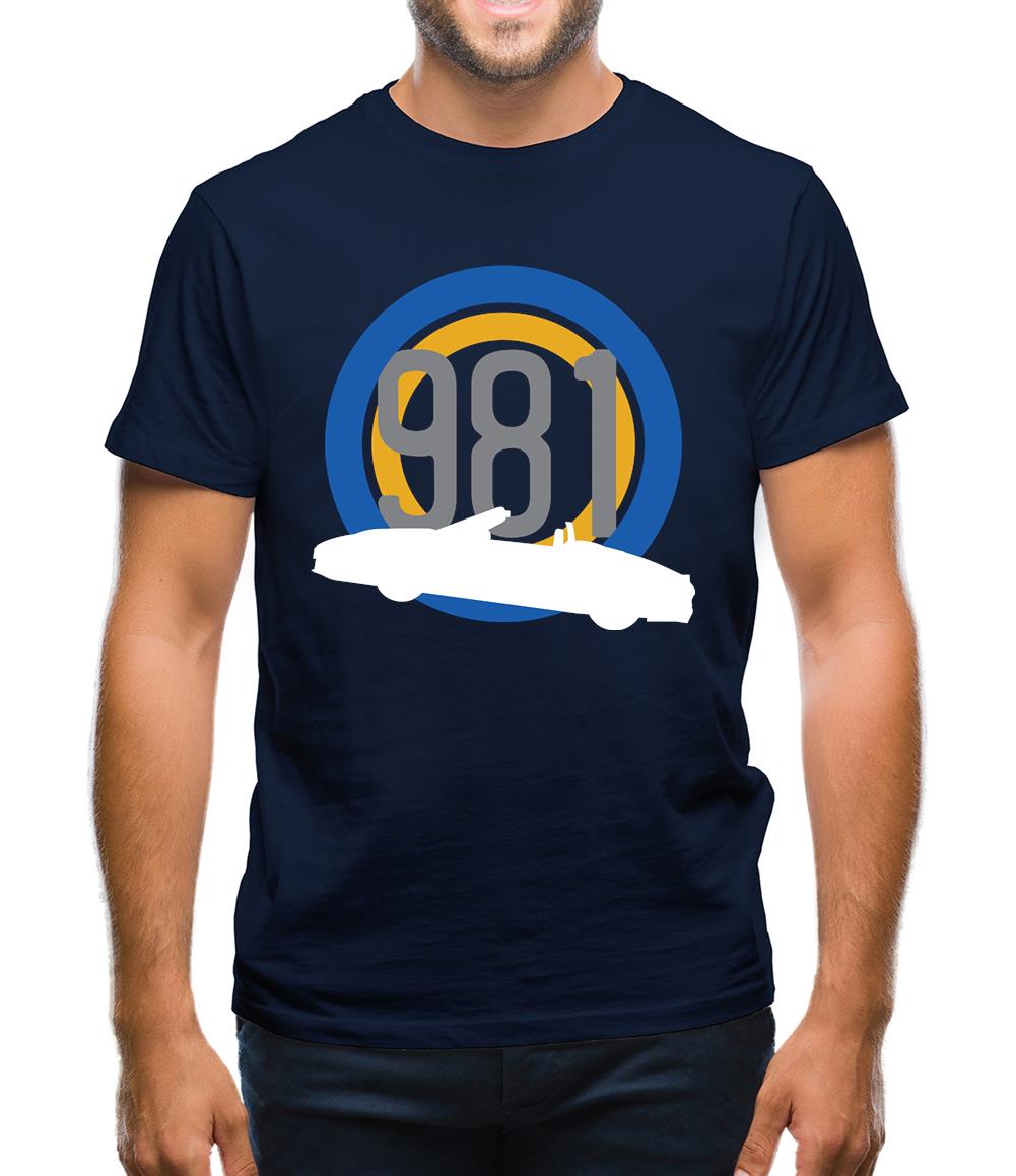 Porsche 981 Silhouette Mens T-Shirt Porsche 981 Silhouette Mens T-Shirt