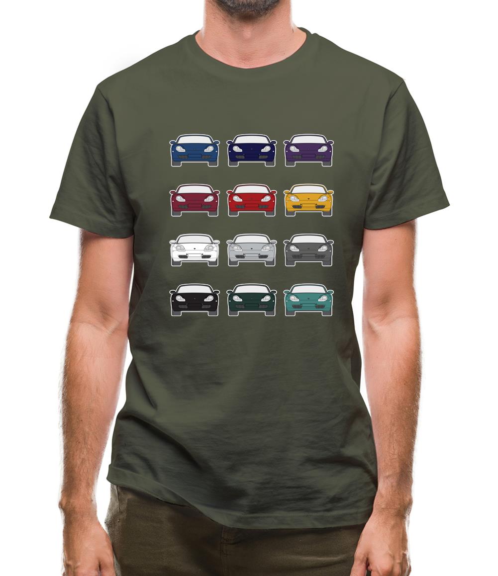 Box 986 T 12 Colour Grid Mens T-Shirt Box 986 T 12 Colour Grid Mens T-Shirt