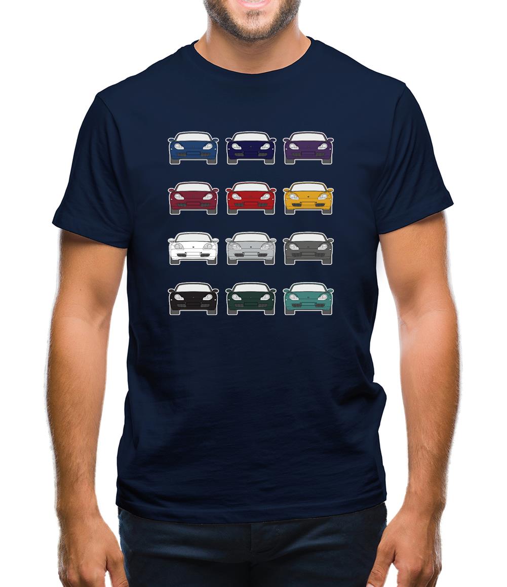 Box 986 T 12 Colour Grid Mens T-Shirt Box 986 T 12 Colour Grid Mens T-Shirt