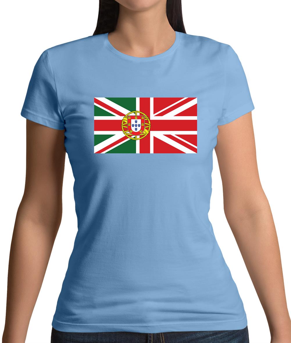 Portuguese Union Flag Womens T-Shirt Portuguese Union Flag Womens T-Shirt