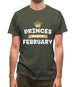 Princes Are Born In February Mens T-Shirt Princes Are Born In February Mens T-Shirt