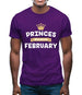Princes Are Born In February Mens T-Shirt Princes Are Born In February Mens T-Shirt