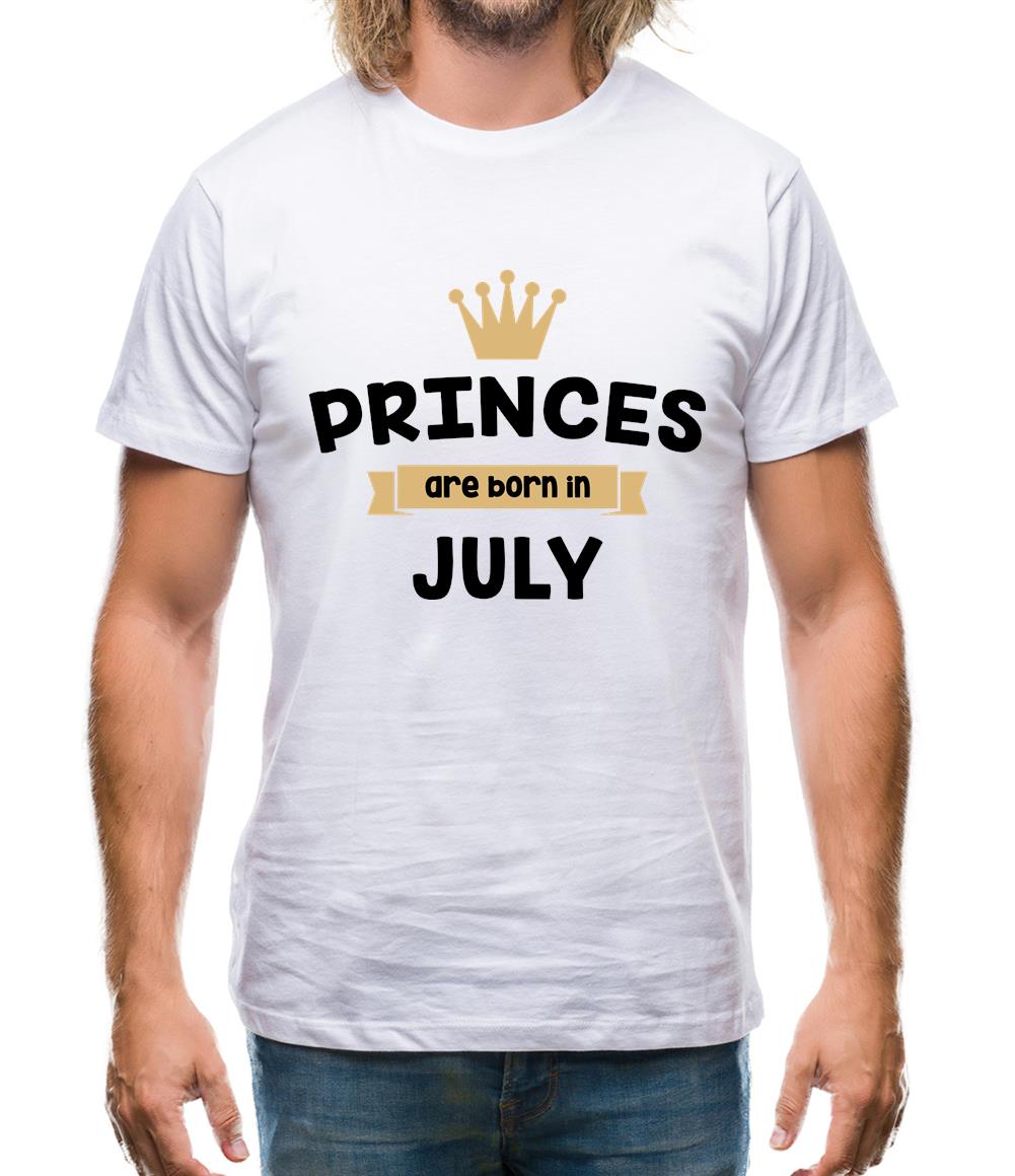 Princes Are Born In July Mens T-Shirt Princes Are Born In July Mens T-Shirt