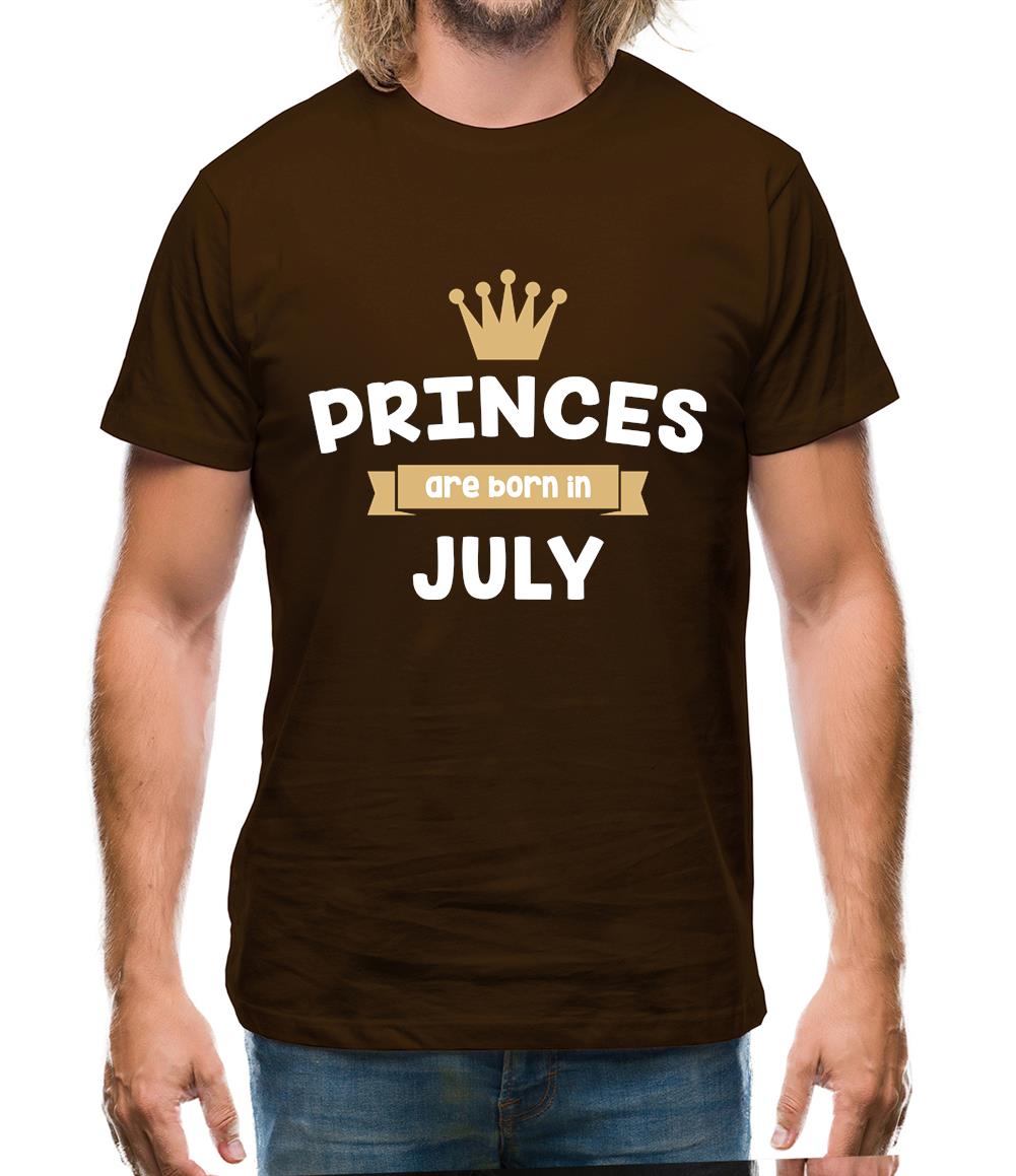Princes Are Born In July Mens T-Shirt Princes Are Born In July Mens T-Shirt