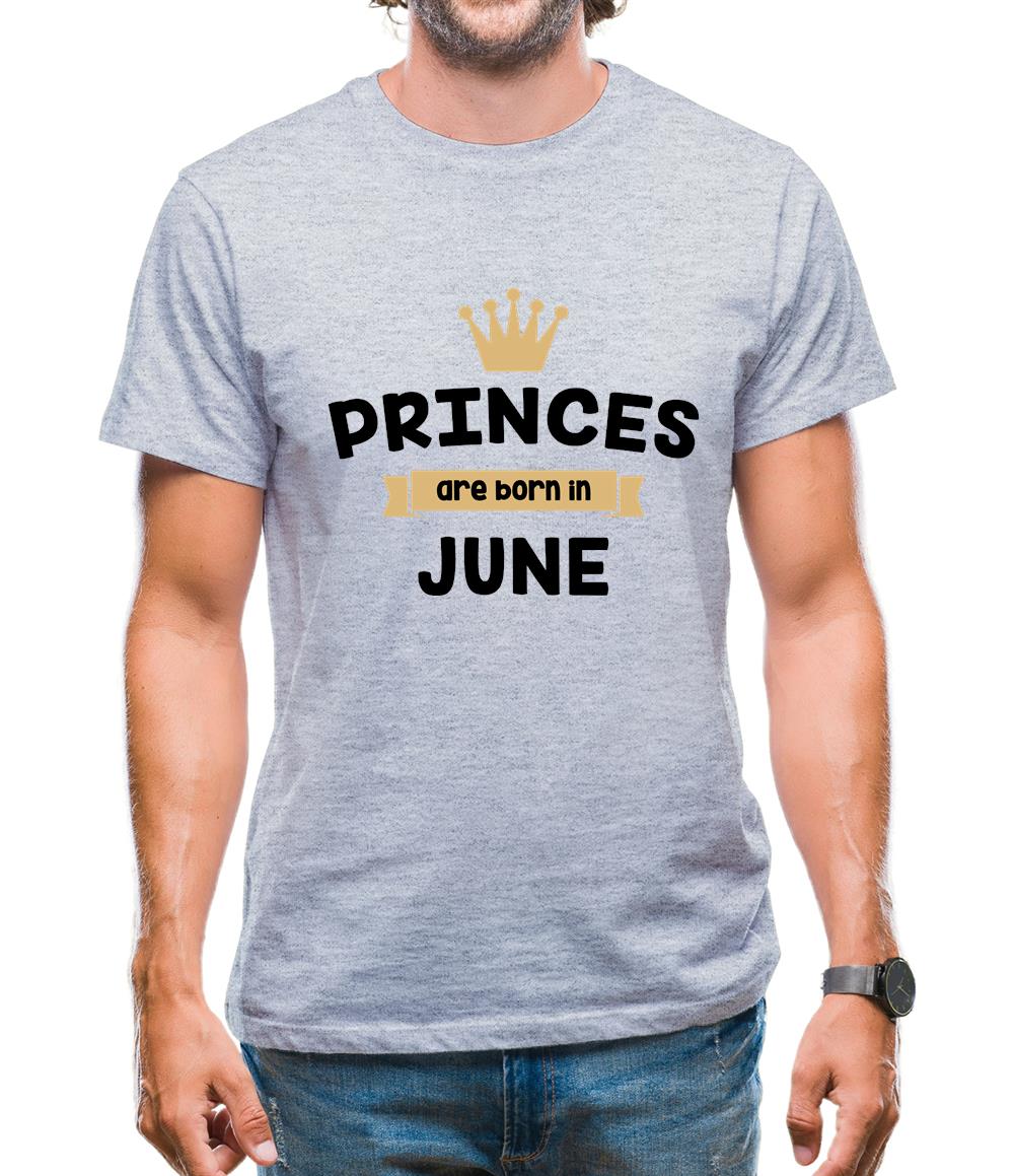 Princes Are Born In June Mens T-Shirt Princes Are Born In June Mens T-Shirt