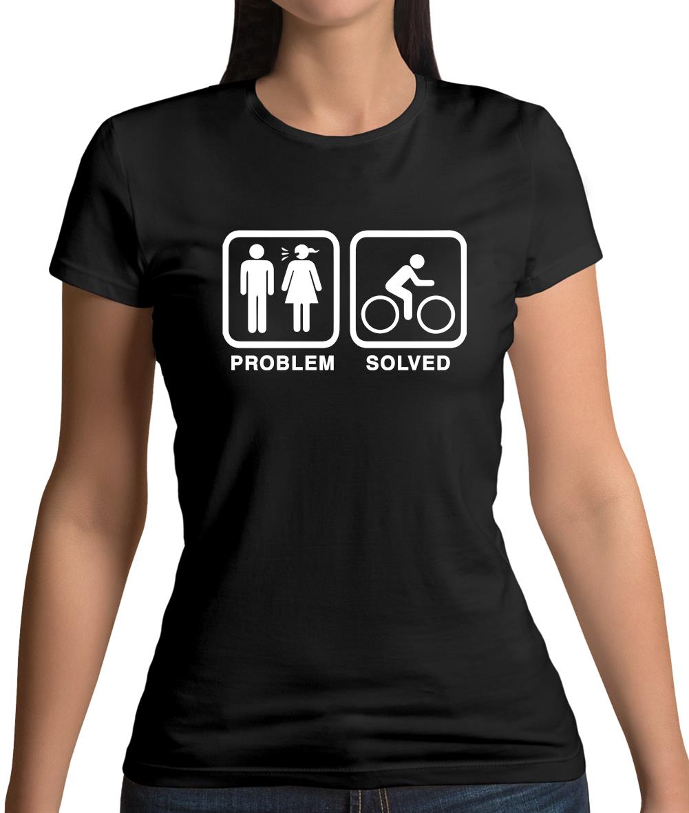 Problem Solved Cycling Womens T-Shirt Problem Solved Cycling Womens T-Shirt