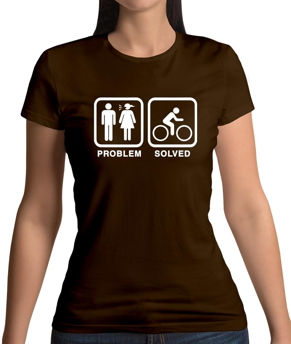 Problem Solved Cycling Womens T-Shirt Problem Solved Cycling Womens T-Shirt