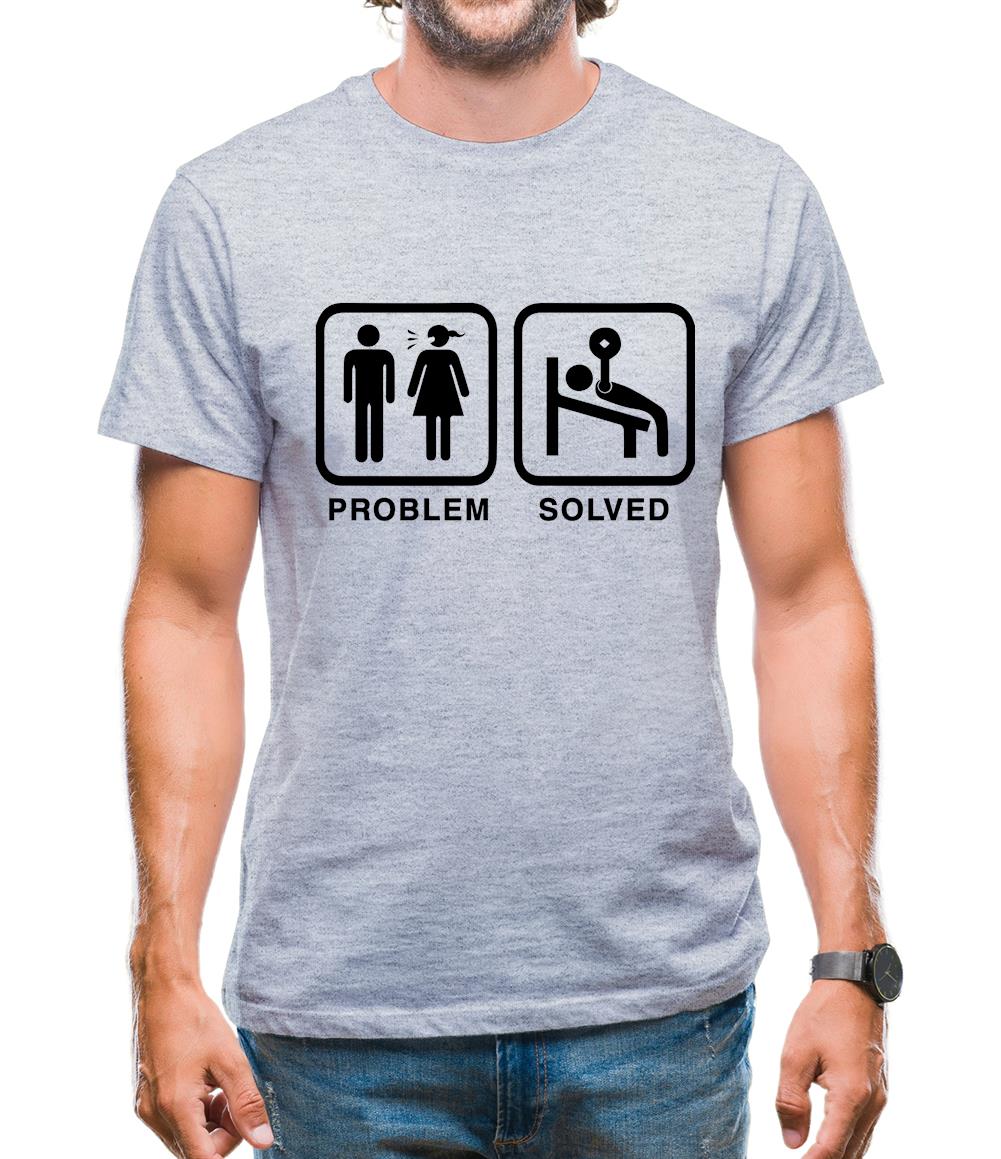 Problem Solved Gym Mens T-Shirt Problem Solved Gym Mens T-Shirt