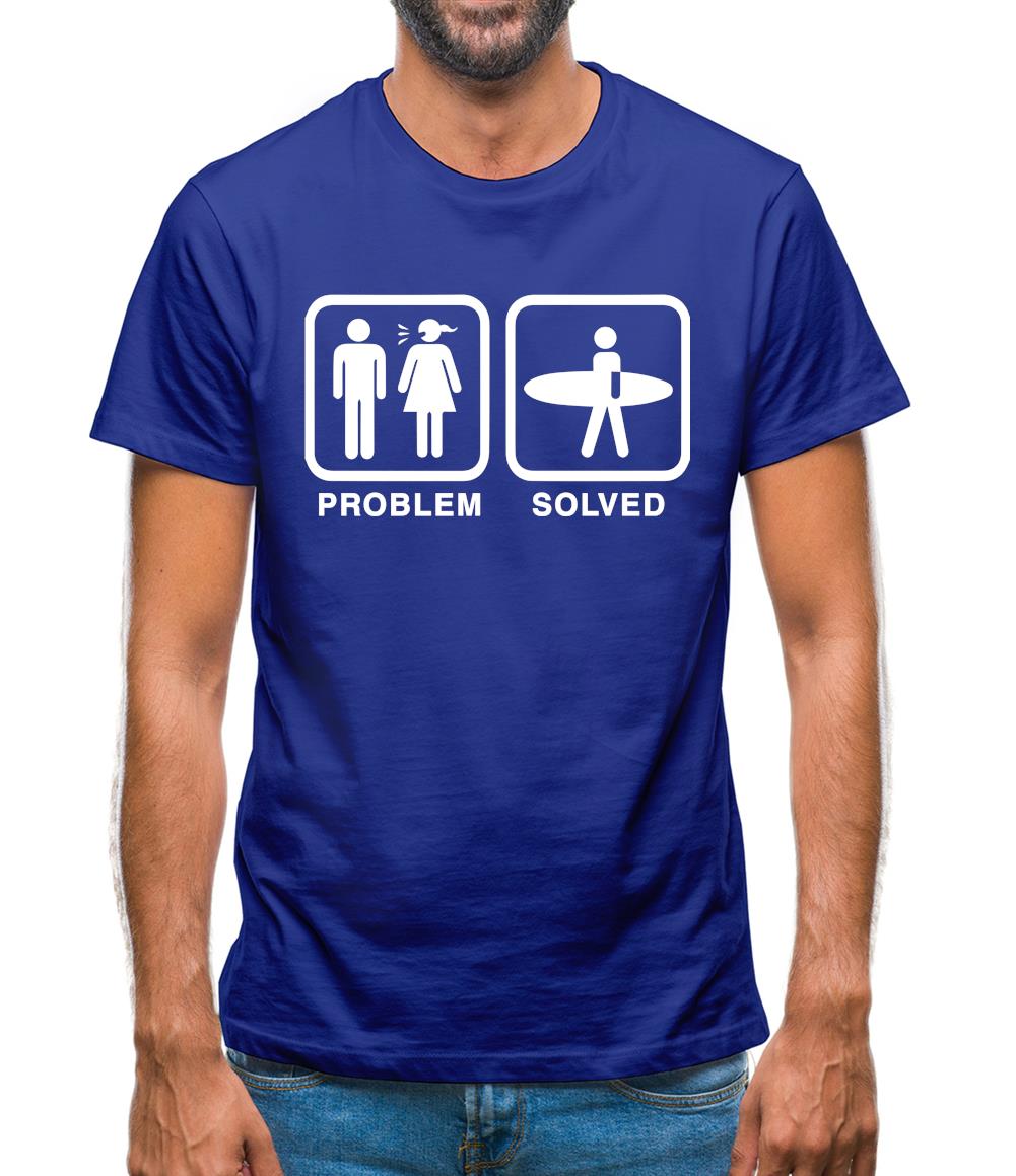 Problem Solved Surf Mens T-Shirt Problem Solved Surf Mens T-Shirt