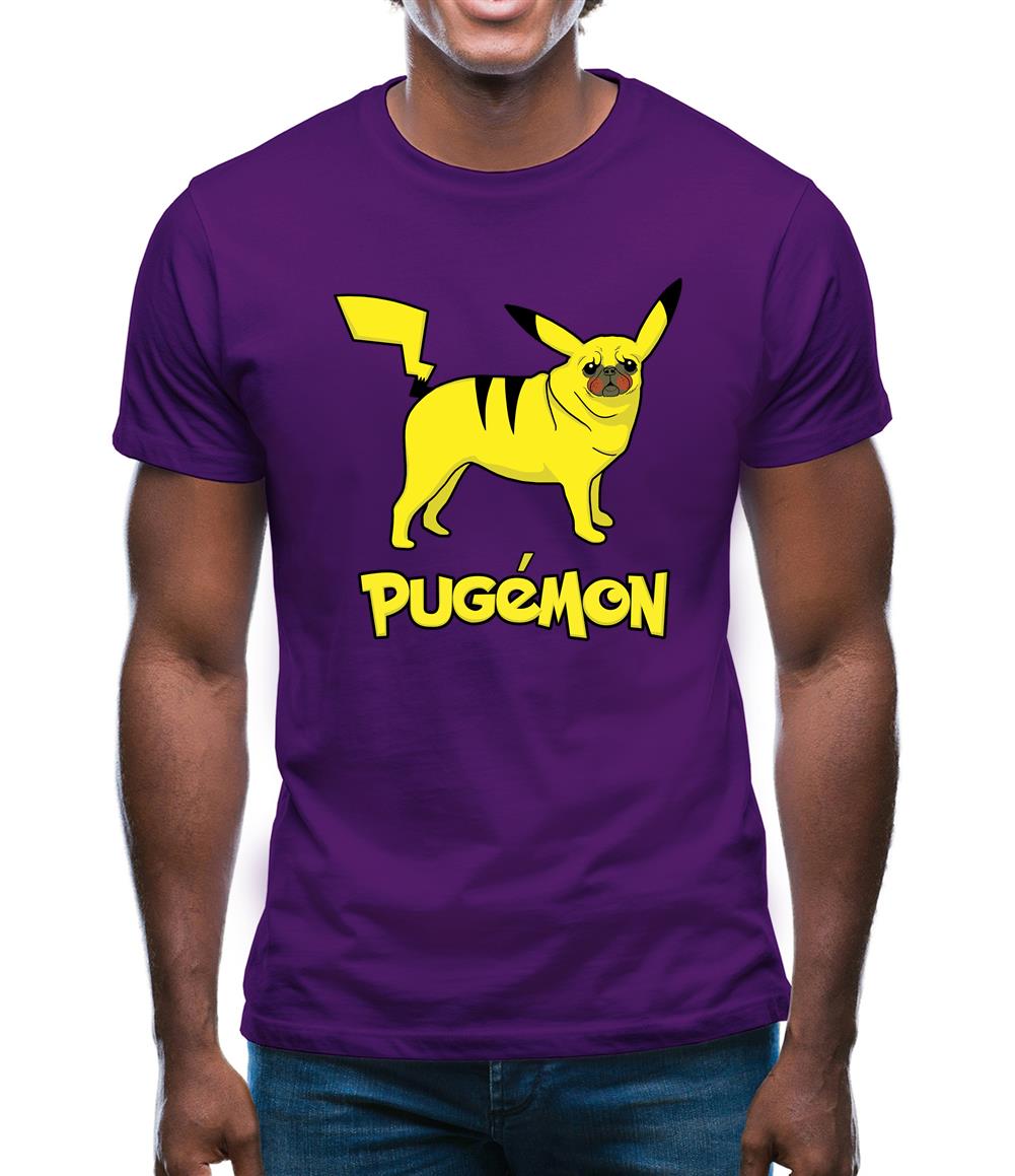 Pugemon Mens T-Shirt Pugemon Mens T-Shirt