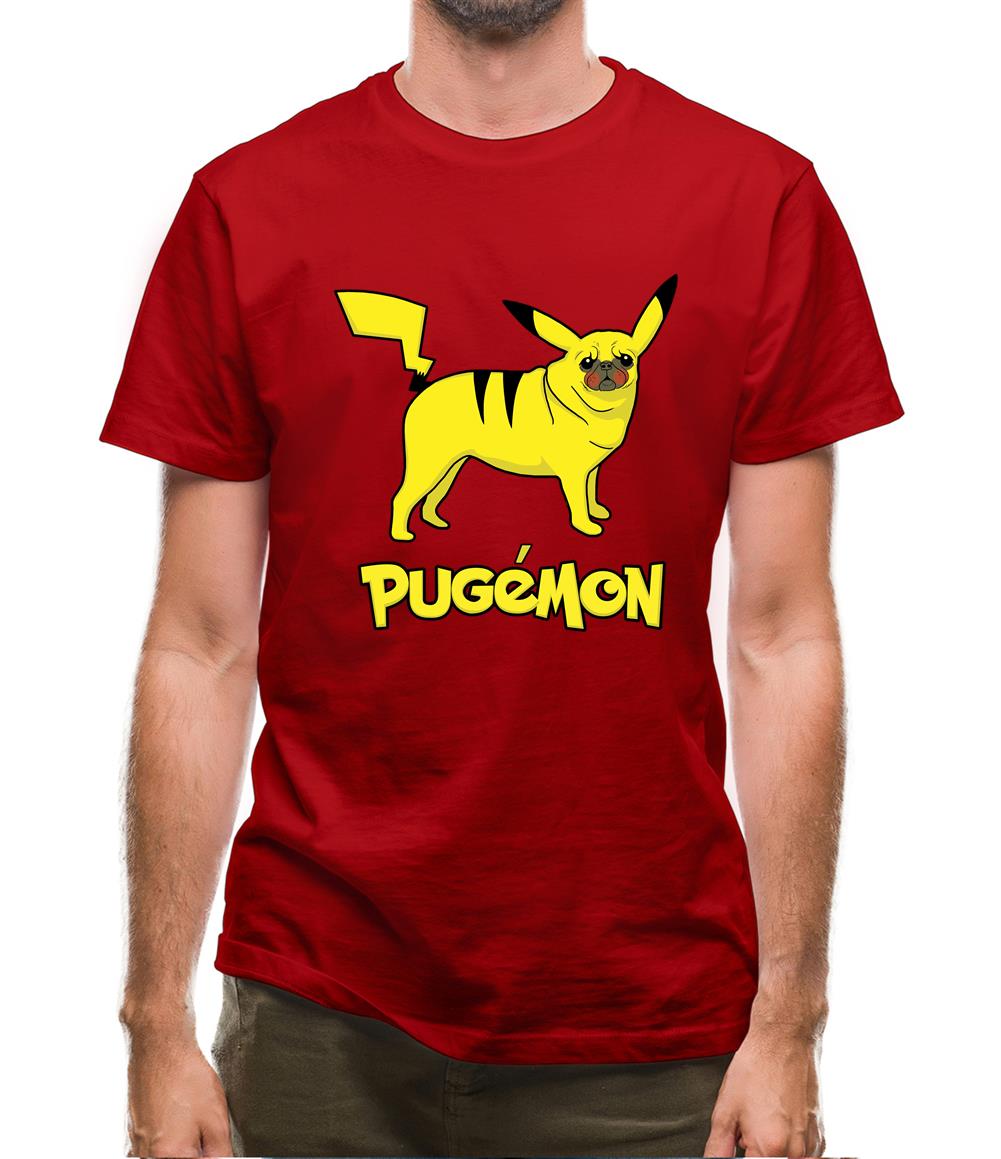 Pugemon Mens T-Shirt Pugemon Mens T-Shirt