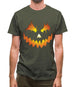 Halloween Pumpkin Face Mens T-Shirt Halloween Pumpkin Face Mens T-Shirt