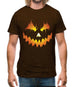 Halloween Pumpkin Face Mens T-Shirt Halloween Pumpkin Face Mens T-Shirt