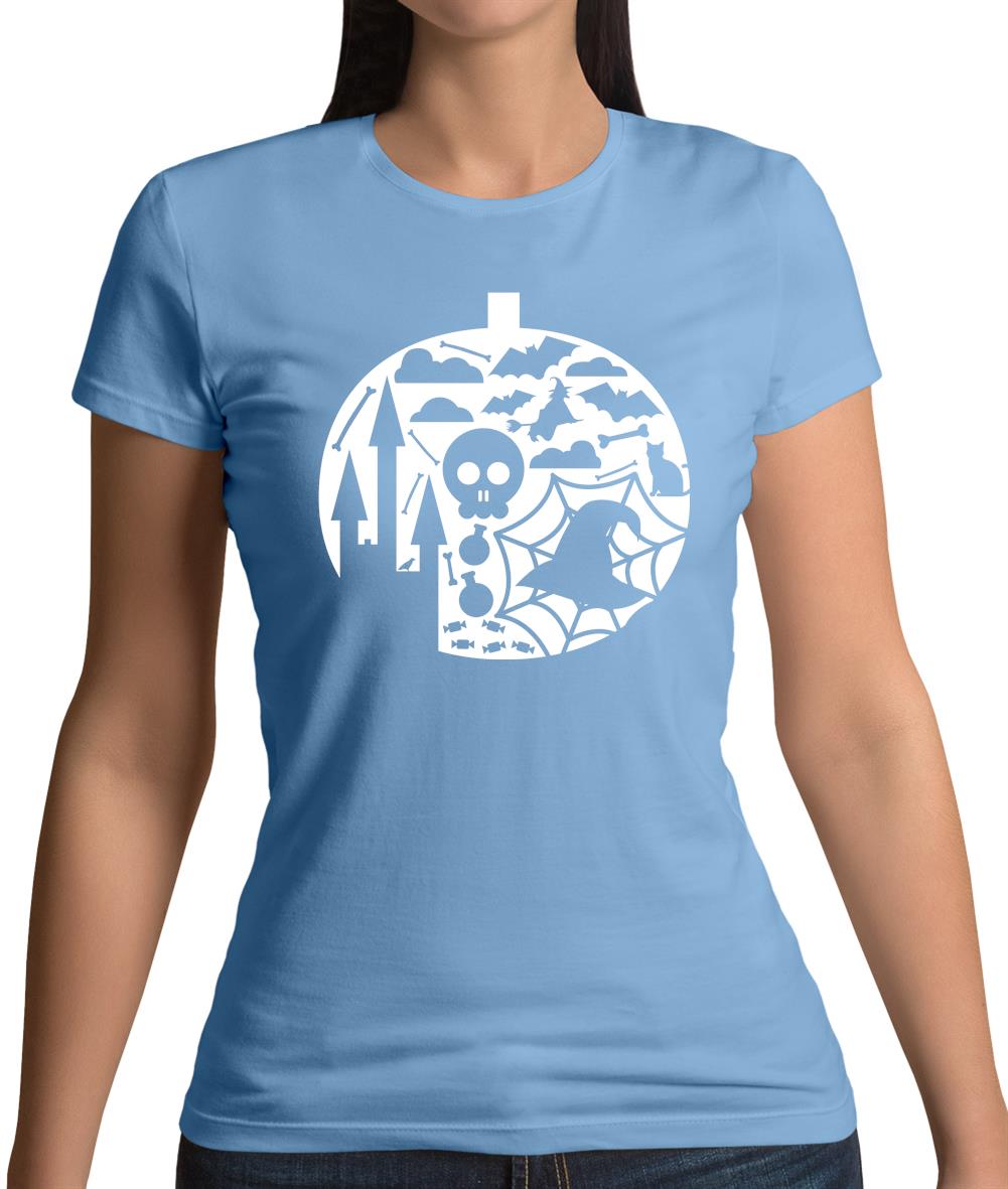 Pumpkin Shape Womens T-Shirt Pumpkin Shape Womens T-Shirt