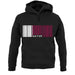 Qatar Barcode Style Flag unisex hoodie Qatar Barcode Style Flag unisex hoodie