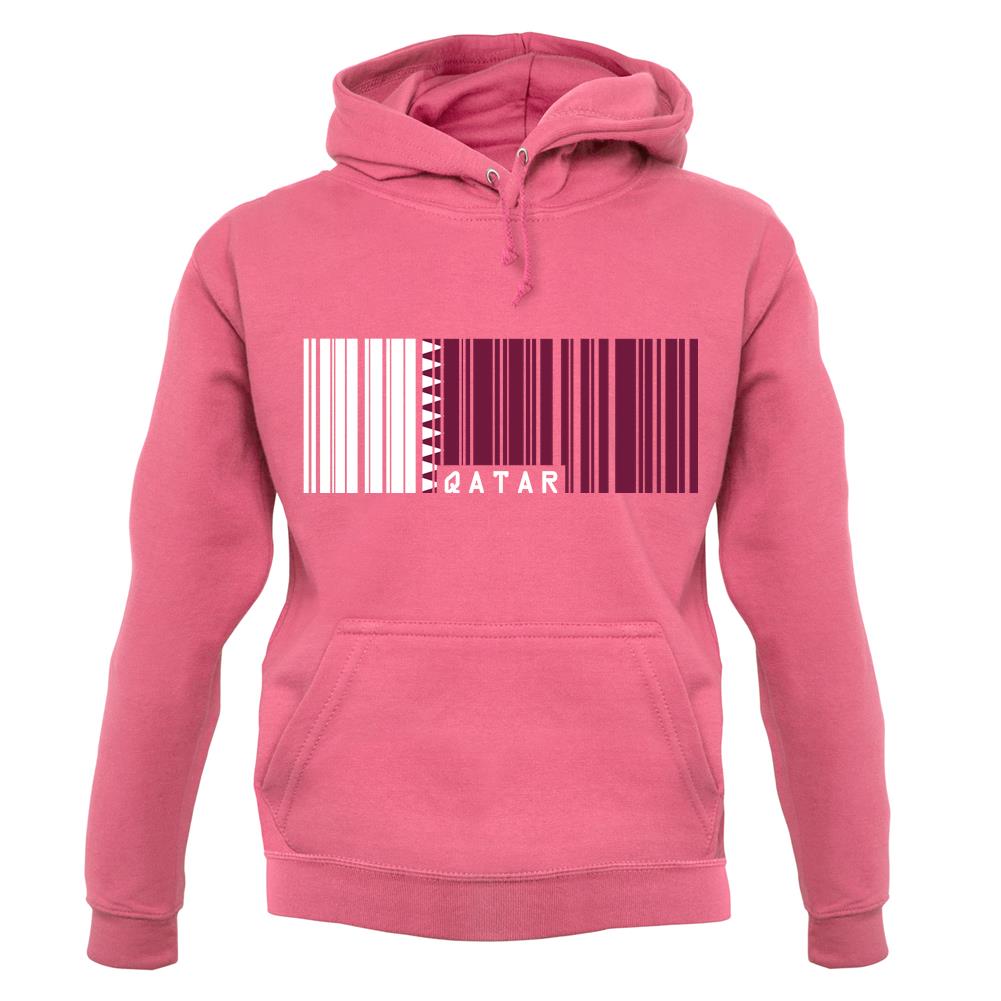 Qatar Barcode Style Flag unisex hoodie Qatar Barcode Style Flag unisex hoodie