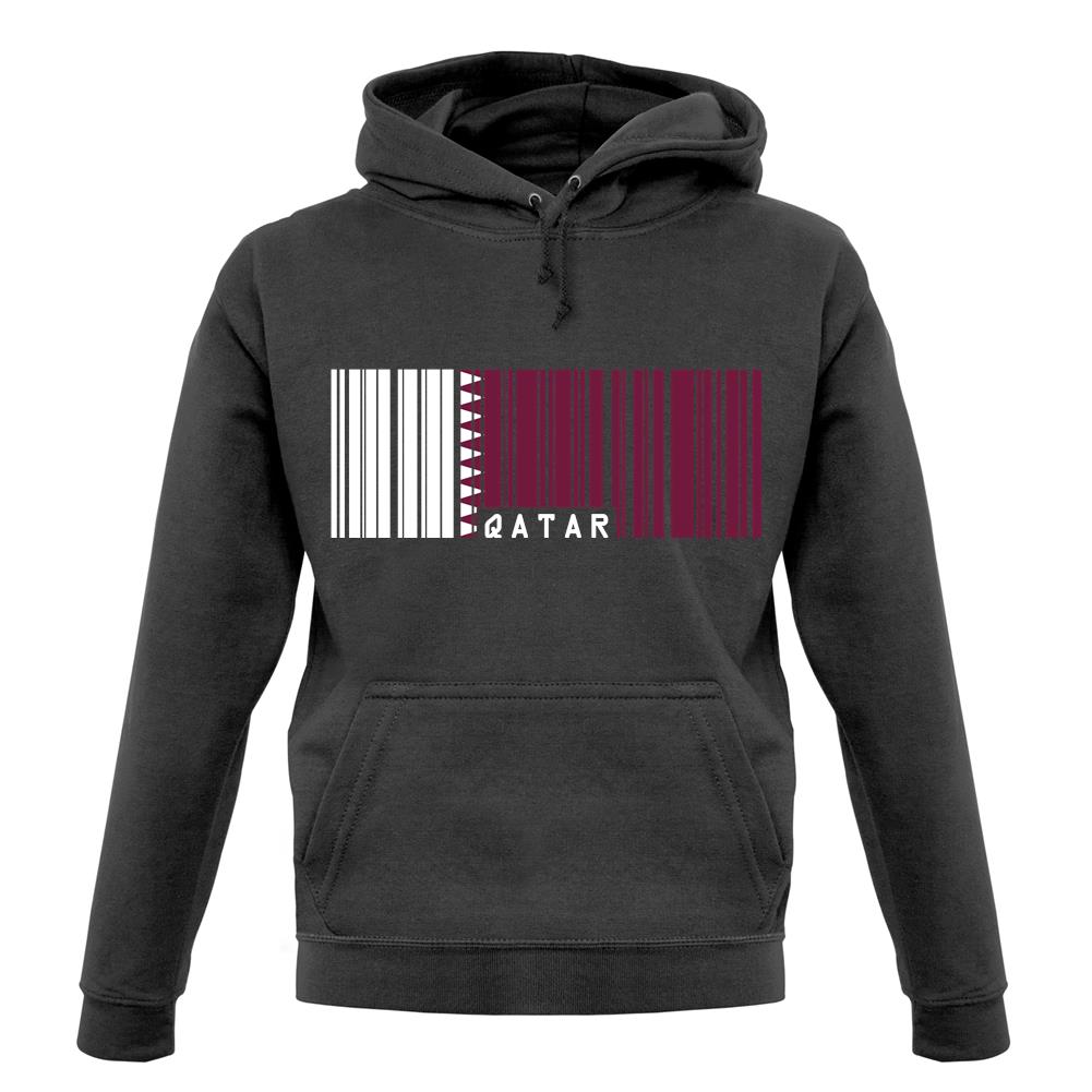 Qatar Barcode Style Flag unisex hoodie Qatar Barcode Style Flag unisex hoodie