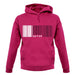 Qatar Barcode Style Flag unisex hoodie Qatar Barcode Style Flag unisex hoodie