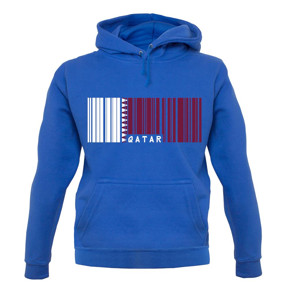 Qatar Barcode Style Flag unisex hoodie Qatar Barcode Style Flag unisex hoodie