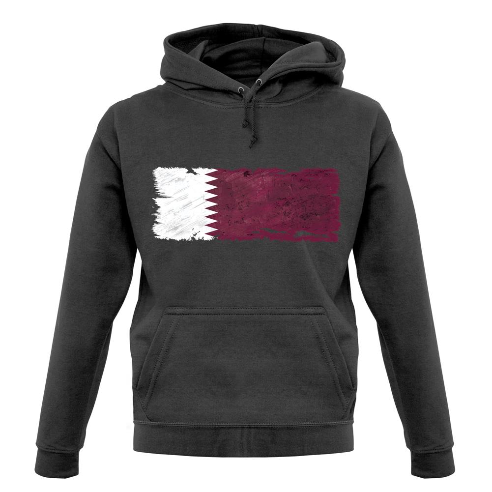 Qatar Grunge Style Flag unisex hoodie Qatar Grunge Style Flag unisex hoodie